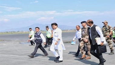 India News | Union Minister Jyotiraditya Scindia Visits Manipur to Chair Review Meeting on Key Development Schemes