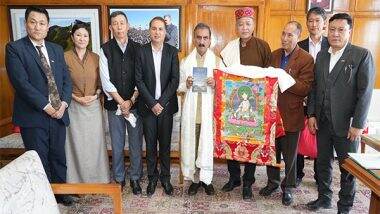 World News | Tibetan Exile President Penpa Tsering Invites Himachal CM for Dalai Lama's 90th Birthday