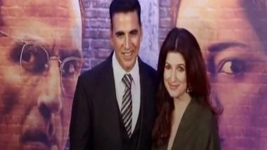 Entertainment News | Twinkle Khanna Cheers for Husband Akshay Kumar as She Attends 'Kesari 2' Screening