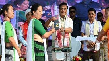 India News | Assam CM Dedicates Development Projects Worth over Rs 100 Crore in Diphu