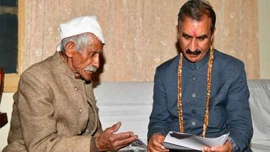 India News | Himachal CM Sukhu Releases Book of 90-year Old Veteran Social Worker Hari Singh Rana