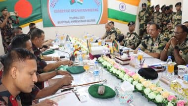 India News | BSF, BGB Hold Sector Commander-level Meeting to Strengthen India-Bangladesh Border Security