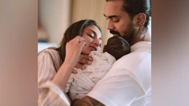 Entertainment News | Athiya Shetty, KL Rahul Share Their Baby Girl's Name in Adorable First Pic; Take a Look