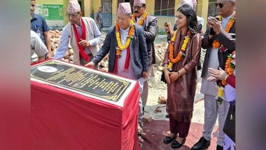World News | Nepal: Foundation Stone Laid for Construction of School Building with Indian Aid