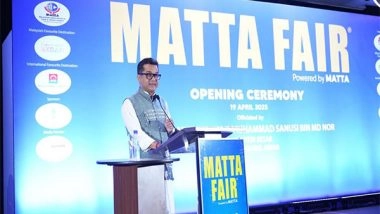 World News | Malaysia: MoS Pabitra Margherita Inaugurates India Pavilion at MATTA Fair 2025