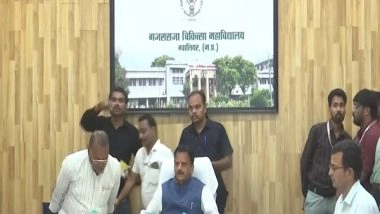 India News | Madhya Pradesh Deputy CM Rajendra Shukla Attends Health Department Meeting in Gwalior