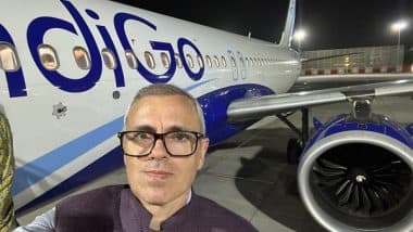 India News | IndiGo Flight Carrying J&K CM Abdullah Lands in Delhi After Diversion to Jaipur