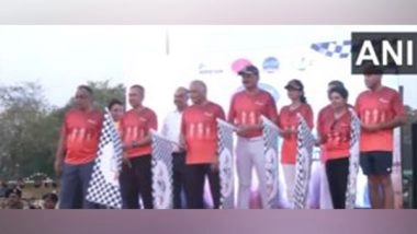 India News | Navy Chief Admiral Dinesh Tripathi and Mizoram Governor Gen VK Singh Flag off Soldierathon