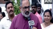 India News | Kerala BJP Chief Rajeev Chandrasekhar Offers Easter Prayers at Forane Church in Thiruvananthapuram