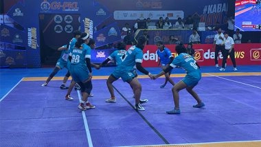 Sports News | Global Indian Pravasi Kabaddi League: Telugu Cheetahs, Punjabi Tigress, Tamil Lioness Dominate as Women's Matches Get Underway