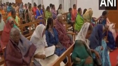 India News | Tamil Nadu: Devotees in Chennai Attend Easter Vigil Mass at CSI Immanuel Church