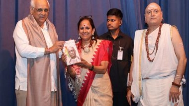 India News | CM Bhupendra Patel Attends Actor Manoj Joshi's 'Chanakya' Play in Ahmedabad