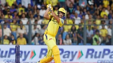 Sports News | IPL 2025: Fifties from Dube, Jadeja and Explosive Cameo from Mhatre Lift CSK to Fighting 176/5 Against MI