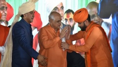 India News | Gujarat: CM Bhupendra Patel Attends Rabari Community Mass Wedding in Ahmedabad