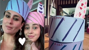 Entertainment News | Kareena Kapoor Shares Glimpse of Her Easter Fun; Don't Miss Her Adorable 'bunny Hat' Look