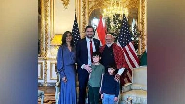 World News | JD Vance Begins 4-day India Visit Today, to Meet PM Modi