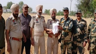 India News | Punjab: BSF Recovers Three Pakistani Drones Along with 1. 57 Kg Heroin