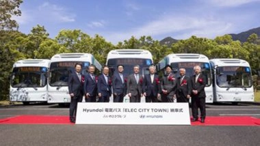 Business News | Hyundai Motor Deploys Zero-emission ELEC CITY TOWN Bus on Japan's Yakushima Island to Lead Clean Public Transport Transition