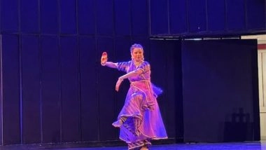 Business News | Mamta Farsaiya's Captivating Kathak Debut Marks 'Manch Pravesh' Celebration in Delhi