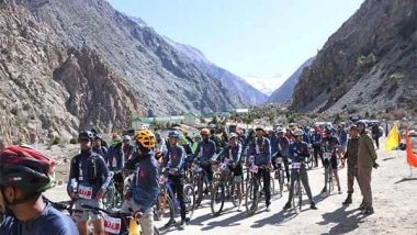 Business News | Indian Army Surya Devbhoomi Challenge in Association with Mirchi Turned out to Be Majestic Confluence of Adventure, Culture, and Endurance