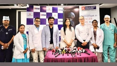 Business News | First-of-its-Kind Case in India: Malla Reddy Narayana Cancer Hospital Successfully Treats Primary Peritoneal Ewing's Sarcoma with Advanced HIPEC Surgery