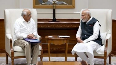India News | Gujarat CM Bhupendra Patel Meets PM Modi, Discusses Development Issues