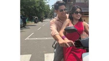 Entertainment News | Janhvi Kapoor, Sidharth Malhotra Enjoy Scooty Ride, Check out 'Param Sundari' BTS Pics