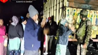 India News | Jammu and Kashmir: Indian Army Responds to Ramban Landslide, Provides Relief