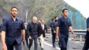 India News | J-K CM Omar Abdullah Visits Ramban, Assess Ground Situation, Assures Comprehensive Relief Measures