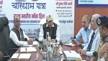 India News | Uttarakhand Conducts Tabletop Exercise for Disaster Management During Chardham Yatra