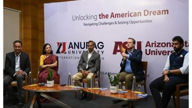 Business News | Anurag University Strengthens Global Academic Ties with Arizona State University