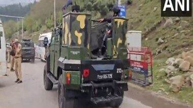 India News | Pahalgam Terror Attack: Amit Shah Reaches Srinagar for Security Review Meeting
