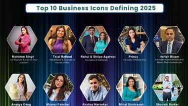 Business News | Entrepreneur News April-June 2025 Digital Edition Features India's Top 10 Business Icons of 2025