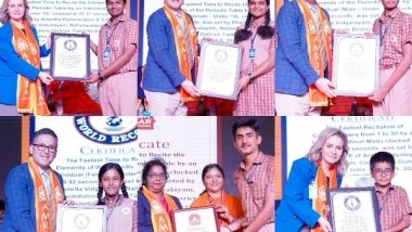 Business News | From Chemistry to Culture: Amrita Vidyalayam Students Rewrite the Record Books