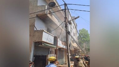 India News | Fire Breaks out at Timber Market in Delhi's Kirti Nagar