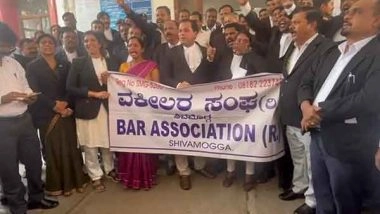 India News | Shivamogga Mourns Loss of Manjunath Rao in Pahalgam Terror Attack; Protests Erupt Across District