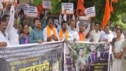 India News | Maharashtra: Shiv Sena (UBT) Protests Against Terror Attack in Pahalgam
