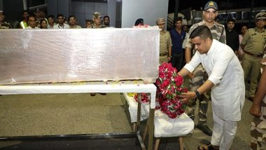 India News | Gujarat: Mortal Remains of Pahalgam Terror Attack Victims Reach Their Hometown; CM Patel Announces Ex-gratia