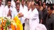 India News | NCP-SP Chief Sharad Pawar Pays Last Respects to Santosh Jagdale Killed in Pahalgam Terror Attack