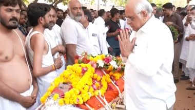 India News | Gujarat CM Bhupendra Patel Pays Tribute to Bhavnagar Father and Son Killed in Pahalgam Terror Attack