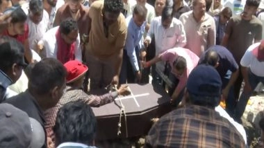 India News | MP: Last Rites of Sushil Nathaniel Who Died in Pahalgam Terror Attack Performed in Indore