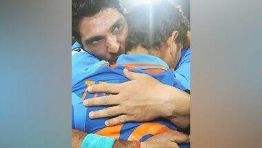 Sports News | Former Cricketers Yuvraj Singh, Shikhar Dhawan Extend Heartfelt Wishes to Sachin Tendulkar on His 52nd Birthday