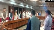 India News | Delhi: Leaders Pay Homage to Pahalgam Terror Attack Victims with 2-minute Silence