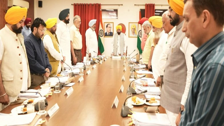 India News | Punjab Cabinet Nods Third-party Certification for Factories Building Plans, Pays Tribute to Pahalgam Victims