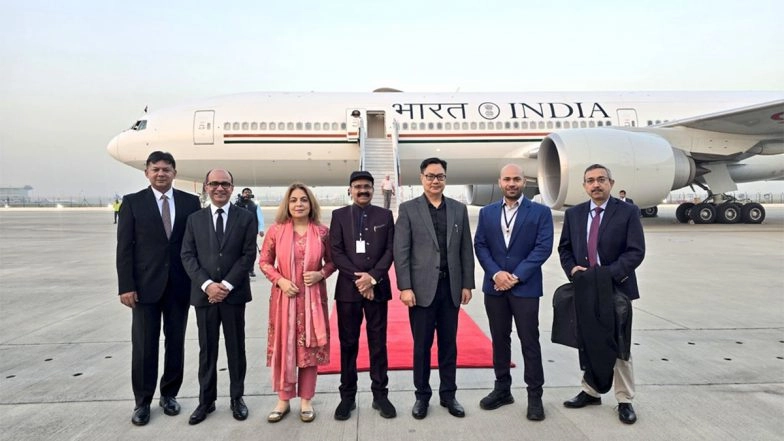 World News | Union Minister Rijiju Departs for Vatican City to Attend State Funeral of Pope Francis