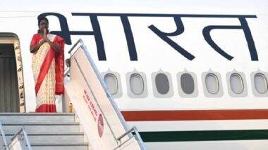 World News | President Droupadi Murmu Departs for Vatican City to Attend Pope Francis' State Funeral