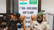 World News | India, Saudi Arabia Hold Inaugural Army-to-Army Staff Talks, with Focus on Defence Cooperation