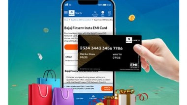 Business News | Bajaj Finserv Insta EMI Card Offers Instant Approval & a High Loan Limit for Easy Purchases