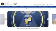 Business News | RBI Set to Switch to New Website