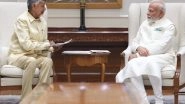 India News | Andhra CM Chandrababu Naidu Meets PM Modi, Invites Him to Amaravati